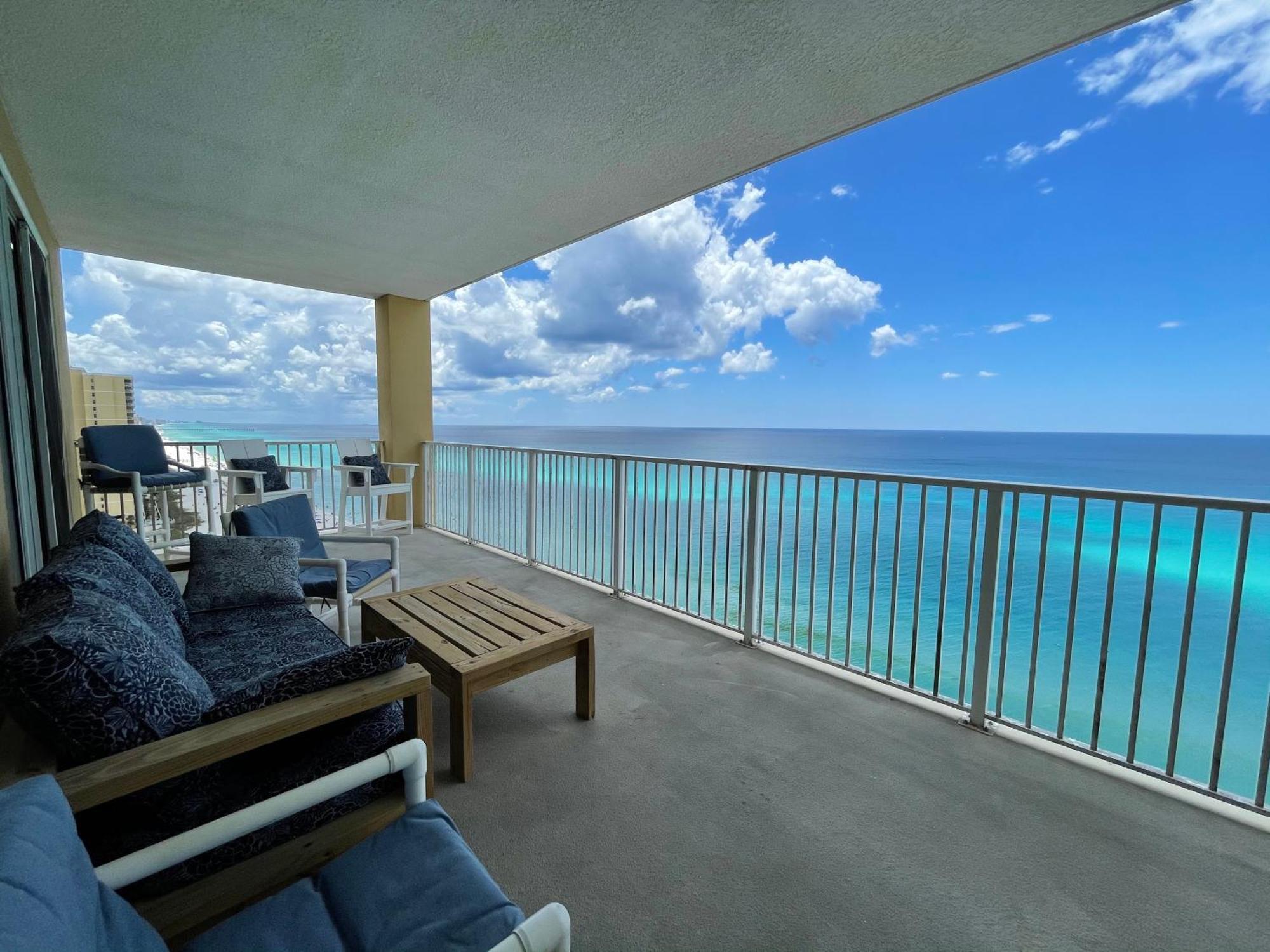 Tropic Winds 1701 Premium Corner Unit With 2 Parkings! Free Beach Chairs Service! Панама-Сити Экстерьер фото