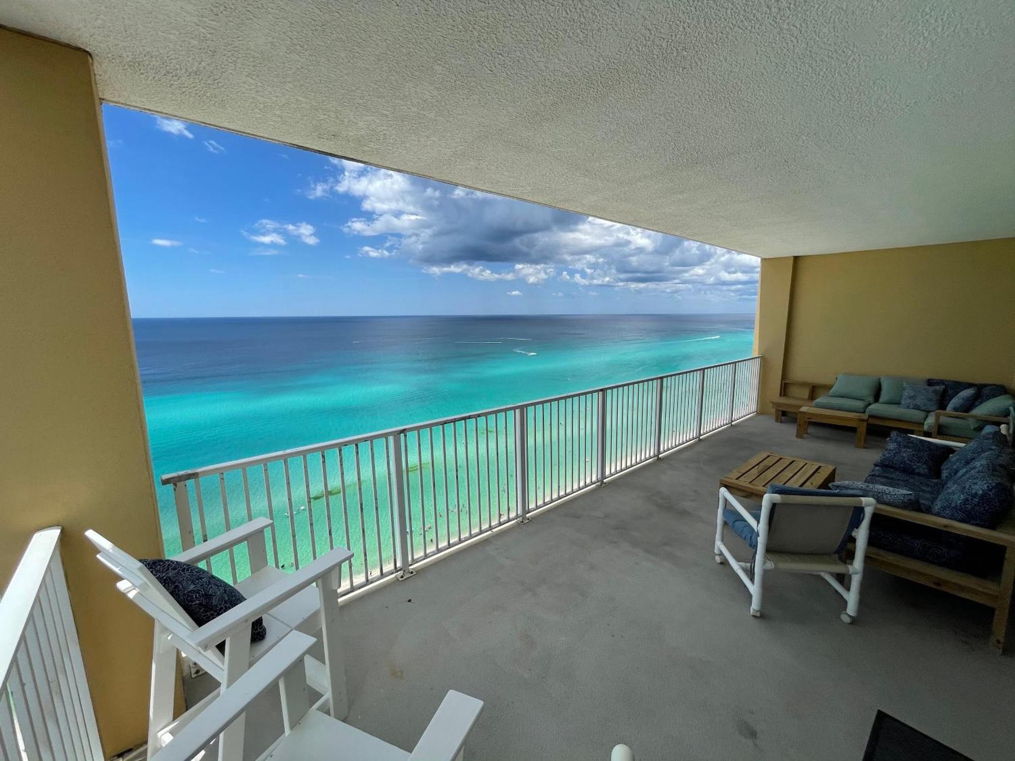 Tropic Winds 1701 Premium Corner Unit With 2 Parkings! Free Beach Chairs Service! Панама-Сити Экстерьер фото